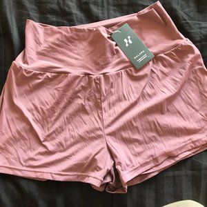 Back Pocket Plus Side Hidden Pocket 2-in-1 Gym Shorts